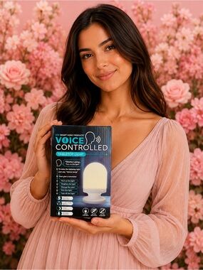 Voice Controlled Tabletop Light - White